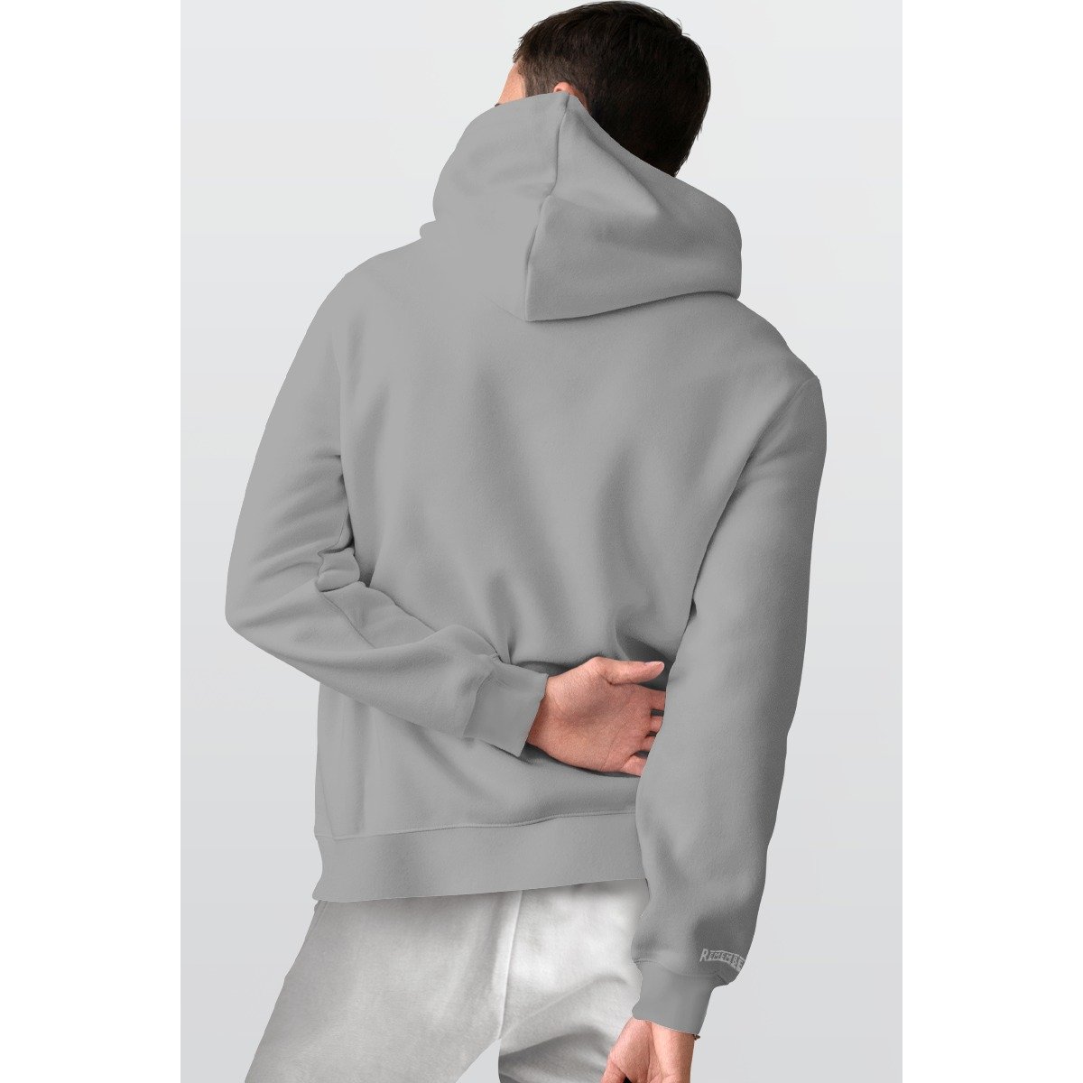 *Hoodie – Chesapeake St. SE Crew – Remember DC! White Print on Formal Grey - Image 2
